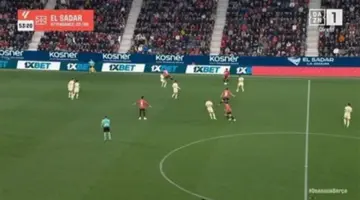 أوساسونا ضد برشلونة.. ملخص أهداف ونتيجة مباراة برشلونة وأوساسونا في الدوري الإسباني بعد مرور 60 دقيقة